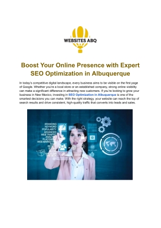 Leading SEO Company Albuquerque | Websites ABQ