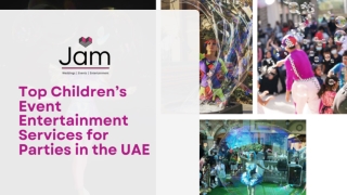Top Children’s Event Entertainment Services for Parties in the UAE