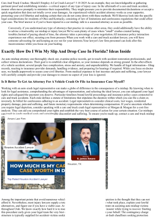 Is It Worth Employing An Automobile Accident Legal Representative: Comprehending