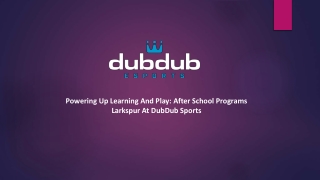 After School Programs Larkspur