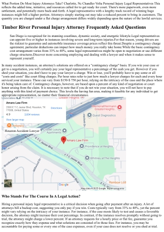 How Much Does An Injury Legal Representative Price And What Elements Affect Fees