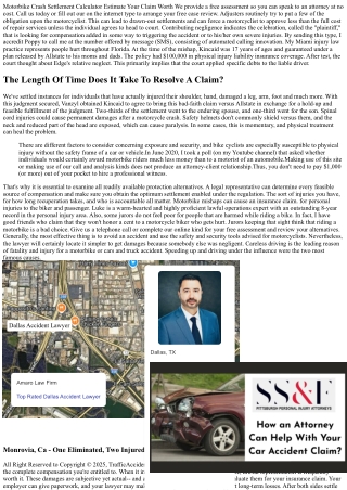 How Much Are Most Motorbike Accident Settlements? What To Understand