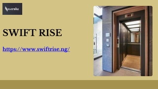 Professional Lift Repair Services in Nigeria: Swift Rise