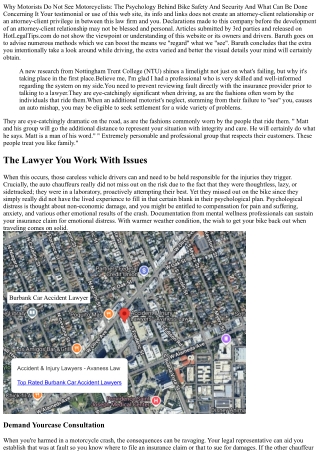 What Happens If The Other Chauffeur States They Didnt See You? Verifying Mistake