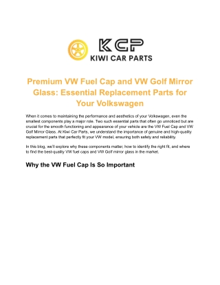 Premium 2.0 Tsi Timing Chain Kit for Audi, Seat & Skoda