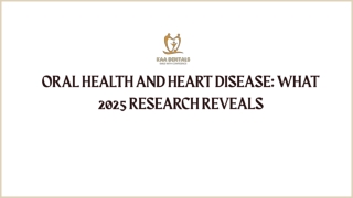 Oral Health and Heart Disease What 2025 Research Reveals