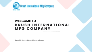 Brush Roll, Can Scrubber Brush Manufacturer from Ahmedabad