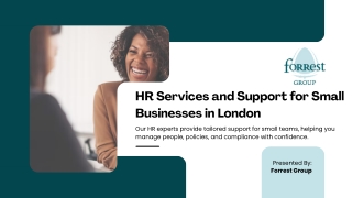 HR Services and Support for Small Businesses in London