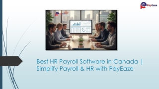 Best HR Payroll Software in Canada | Simplify Payroll & HR with PayEaze