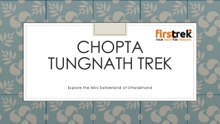 Chopta Tungnath Trek – The Sacred Trail to the Highest Shiva Temple