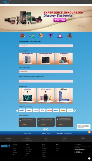 Best Electronics & Home Appliance Deals, Shop in Bangalore  Unilet Stores