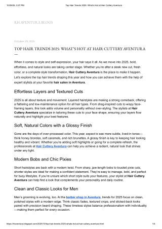 Top Hair Trends 2025_ What’s Hot at Hair Cuttery Aventura