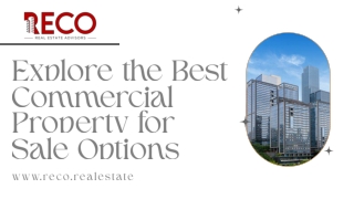 Explore the Best Commercial Property for Sale Options