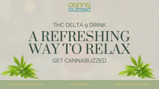 THC Delta 9 Drink A Refreshing Way to Relax  Get CannaBuzzed