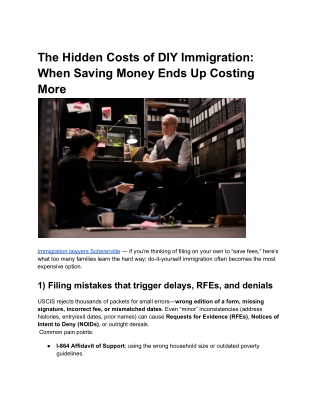 The Hidden Costs of DIY Immigration_ When Saving Money Ends Up Costing More