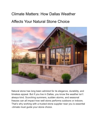 climate-matters-how-dallas-weather-affects-your-natural-stone-choice