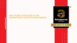 _ Why Pure Cow Ghee is the Superfood Your Kitchen Needs