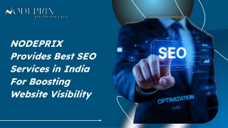 NODEPRIX Provides Best SEO Services in India For Boosting Website Visibility