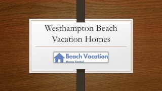 Westhampton Beach Vacation Rental
