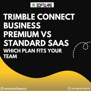 Trimble Connect Business Premium vs Standard SaaS Which Plan Fits Your Team