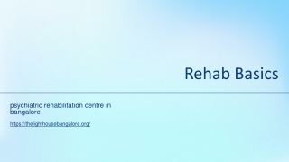 psychiatric rehabilitation centre in bangalore