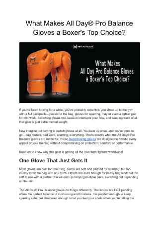 Laced Boxing Gloves for Training & Sparring | HIT N MOVE