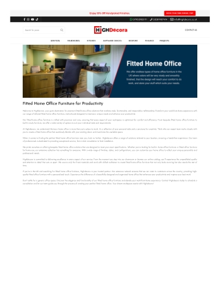 Premium Bespoke Home Office Furniture – Crafted for You