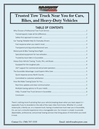 Trusted Tow Truck Near You for Cars, Bikes, and Heavy-Duty Vehicles