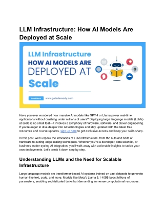 LLM Infrastructure_ How AI Models Are Deployed at Scale