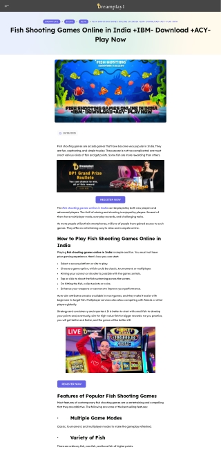 Fish Shooting Games Online in India  IBM- Download  ACY- Play Now