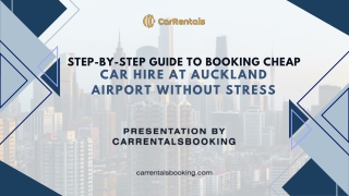 Step-by-Step Guide to Booking Cheap Car Hire at Auckland Airport Without Stress
