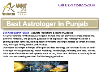 Best astrologer in Punjab
