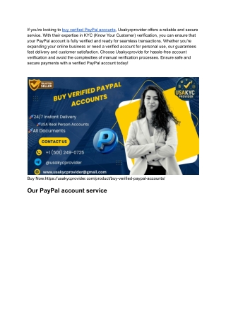Buy Verified PayPal Accounts Online Presentations Channel