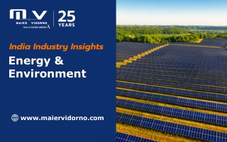 Sustainability & Clean Energy Growth in India – Industry Overview
