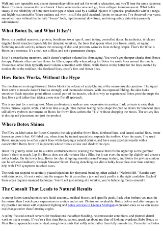 Botox Cosmetic: The Gold Standard for Wrinkle Relaxation