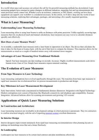 The Role of Simple Laser Measures in Garden and Outdoor DIY