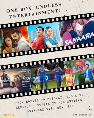Enjoy Movies, Cricket & Serials with Real TV IPTV Box