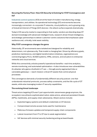 Industrial Control Systems (ICS)