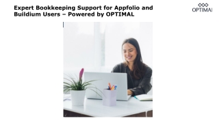Expert Bookkeeping Support for Appfolio and Buildium Users – Powered by OPTIMAL