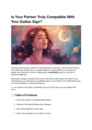 Is Your Partner Truly Compatible With Your Zodiac Sign