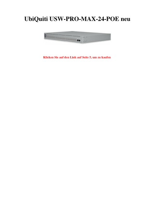8997 UbiQuiti USW-PRO-MAX-24-POE neu