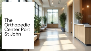 The Orthopedic Center Port St John: Your Path to Recovery