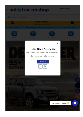 Scorpion DEFENDER S5 Plus Tracker with Alarm and Immobiliser