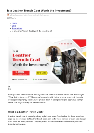 zafyleather.com-Is a Leather Trench Coat Worth the Investment (1)