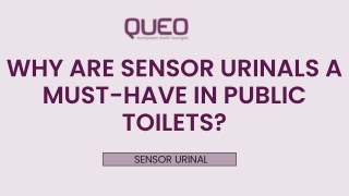 Why Are Sensor Urinals a Must-Have in Public Toilets
