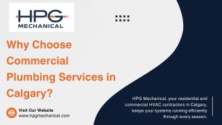 Why Choose Commercial Plumbing Services in Calgary