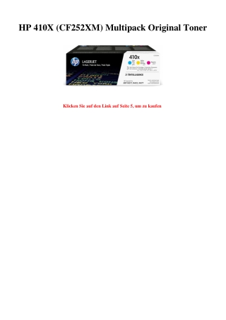 3978 HP 410X  CF252XM  Multipack Original Toner
