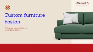 Custom-Made Furniture Services