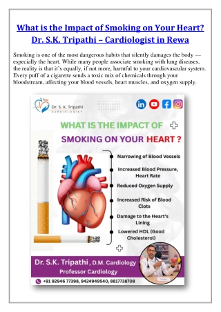 What is the Impact of Smoking on Your Heart?