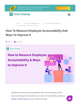 How to Measure Employee Accountability and Ways to Improve It
